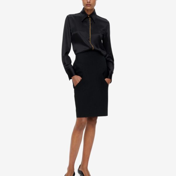 Schiaparelli Schiaparelli Pencil Skirt With Pockets Skirts in Schiaparelli Authentic Luxury Fashion at Coveti