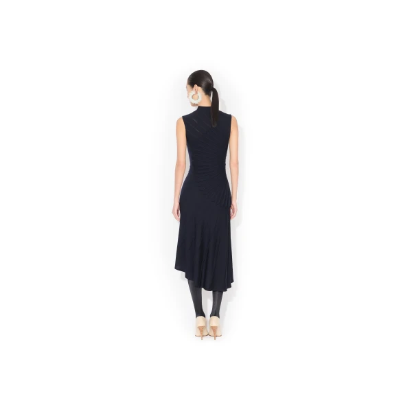 Alaia Sculpting Wool Dress, view 3