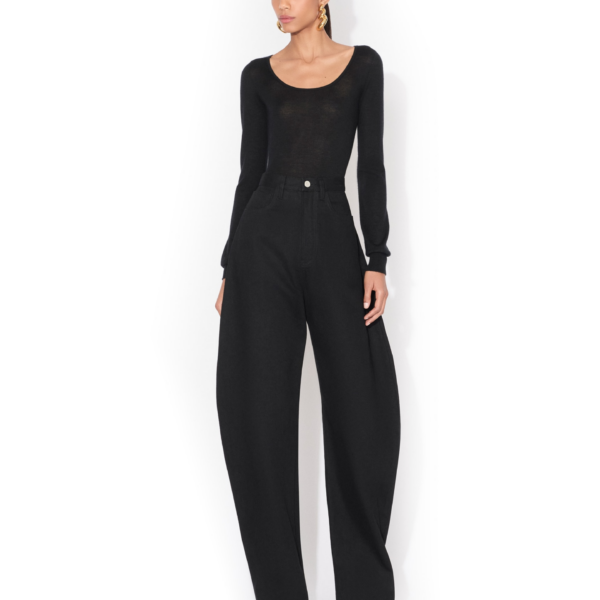 Alaïa Second Skin Cashmere Bodysuit - ALAÏA Tops - Laser Cut Luxury - Shop at Coveti