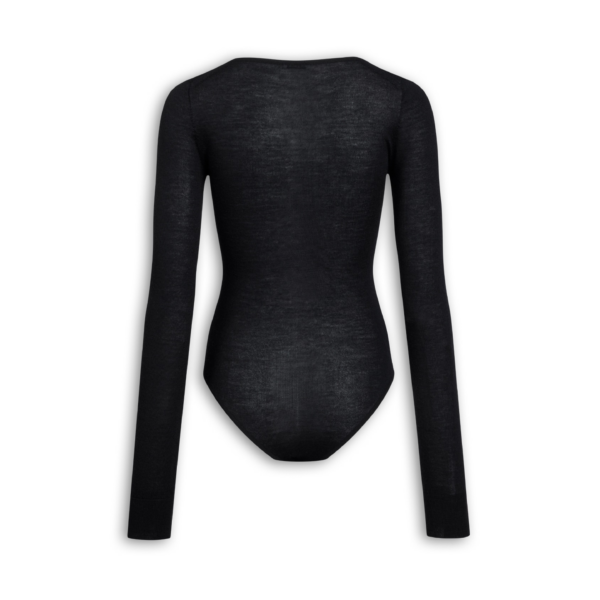 Alaïa Second Skin Cashmere Bodysuit - ALAÏA Tops - Laser Cut Luxury - Shop at Coveti