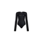 Alaïa Second Skin Cashmere Bodysuit - ALAÏA Tops - Laser Cut Luxury - Shop at Coveti