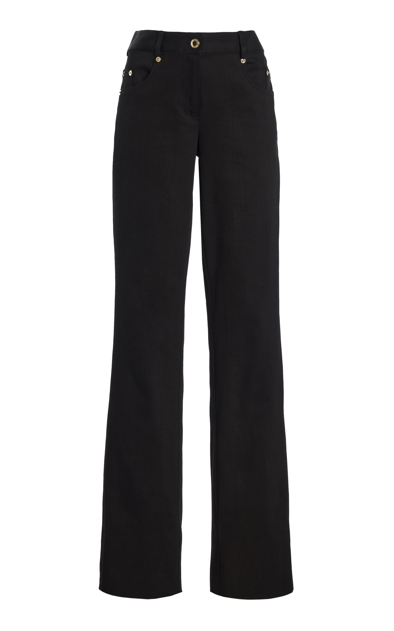 Black Straight Leg Jeans