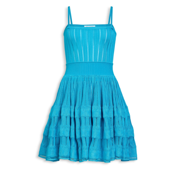 Alaïa Shiny Crinoline Dress - ALAÏA Dresses - Laser Cut Luxury - Shop at Coveti