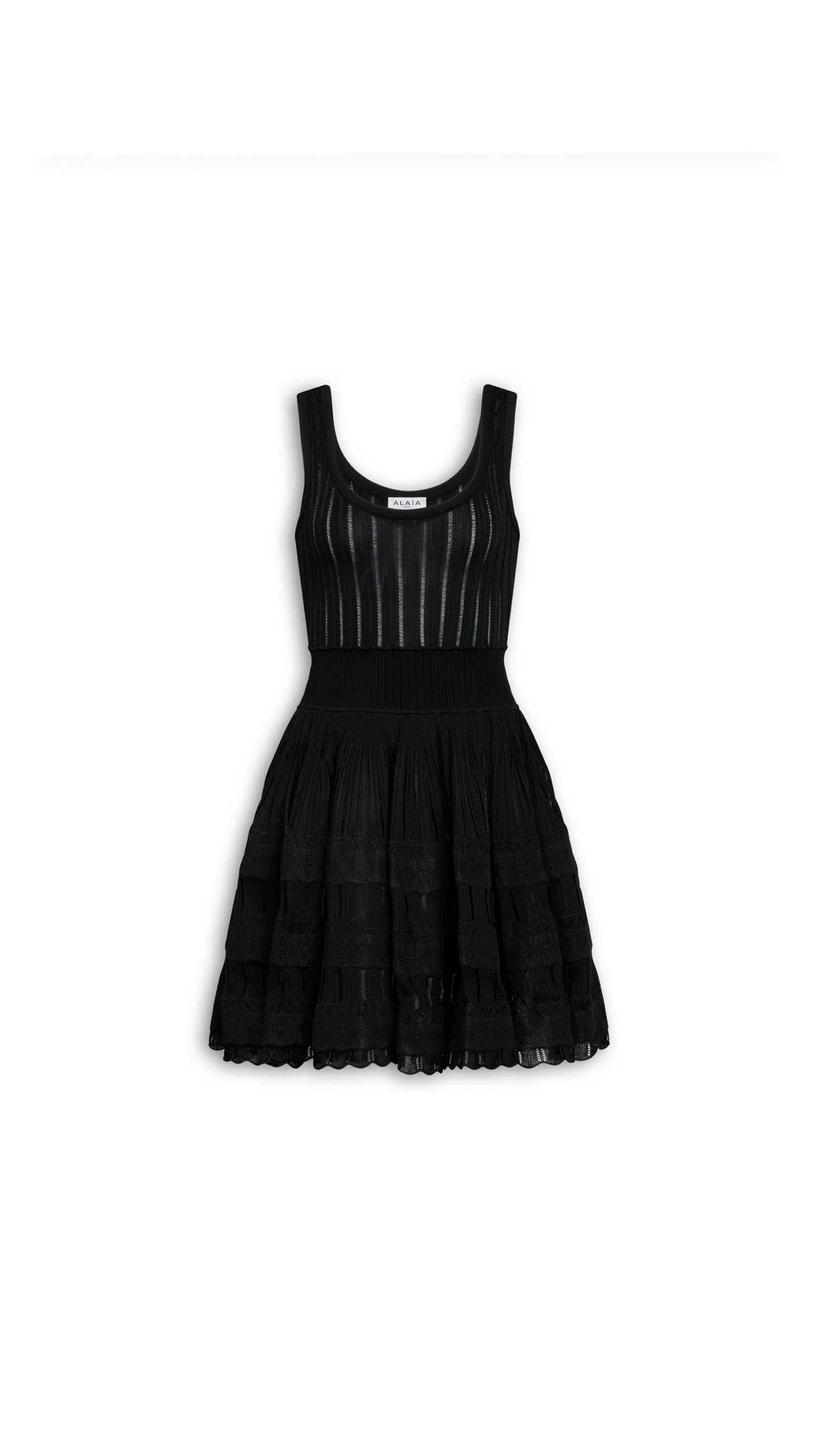 Alaïa Shiny Crinoline Dress - ALAÏA Dresses - Laser Cut Luxury - Shop at Coveti