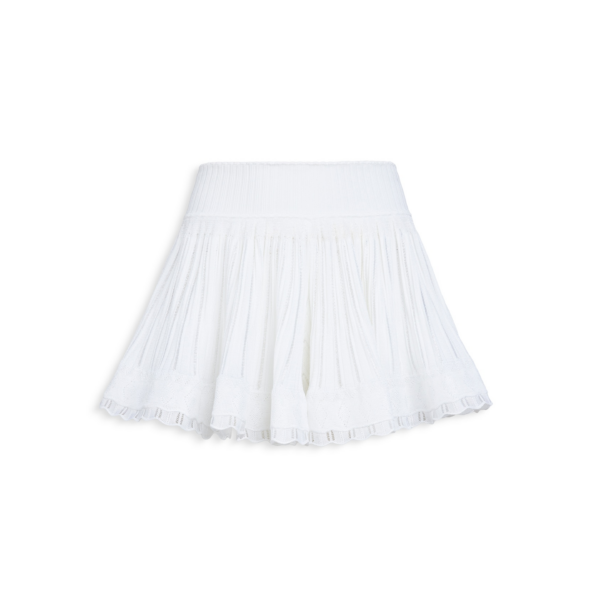 Alaïa Shiny Crinoline Short - ALAÏA Pants - Laser Cut Luxury - Shop at Coveti