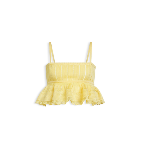 Alaïa Shiny Crinoline Top - ALAÏA Tops - Laser Cut Luxury - Shop at Coveti