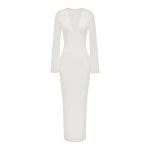 Shona Joy Aby Plunged Jersey Maxi Dress - Dresses - Australian Luxury Eventwear at Coveti