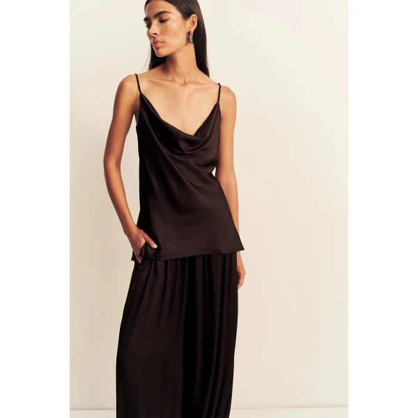 Shona Joy Agnes Cowl Neck Cami - Tops - Australian Luxury Eventwear at Coveti