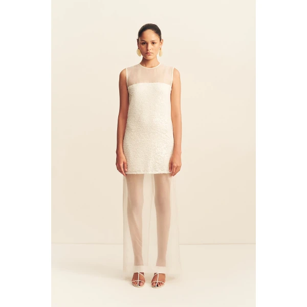 Shona Joy Amerie Silk Sequin Maxi Dress - Dresses - Australian Luxury Eventwear at Coveti