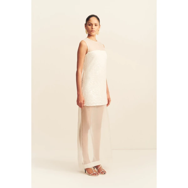 Shona Joy Amerie Silk Sequin Maxi Dress - Dresses - Australian Luxury Eventwear at Coveti