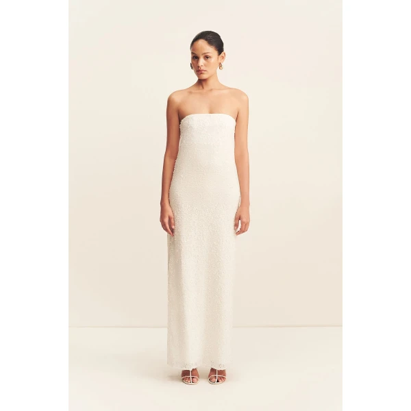 Shona Joy Amerie Strapless Maxi Dress - Dresses - Australian Luxury Eventwear at Coveti