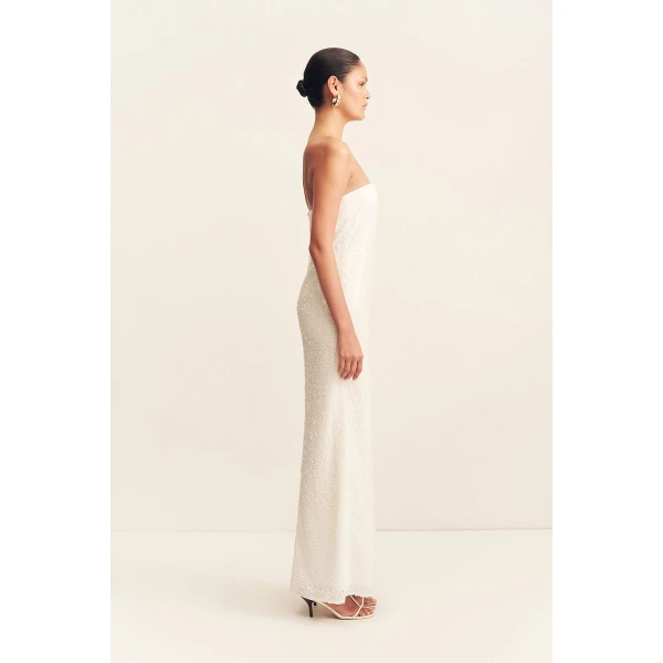 Shona Joy Amerie Strapless Maxi Dress - Dresses - Australian Luxury Eventwear at Coveti