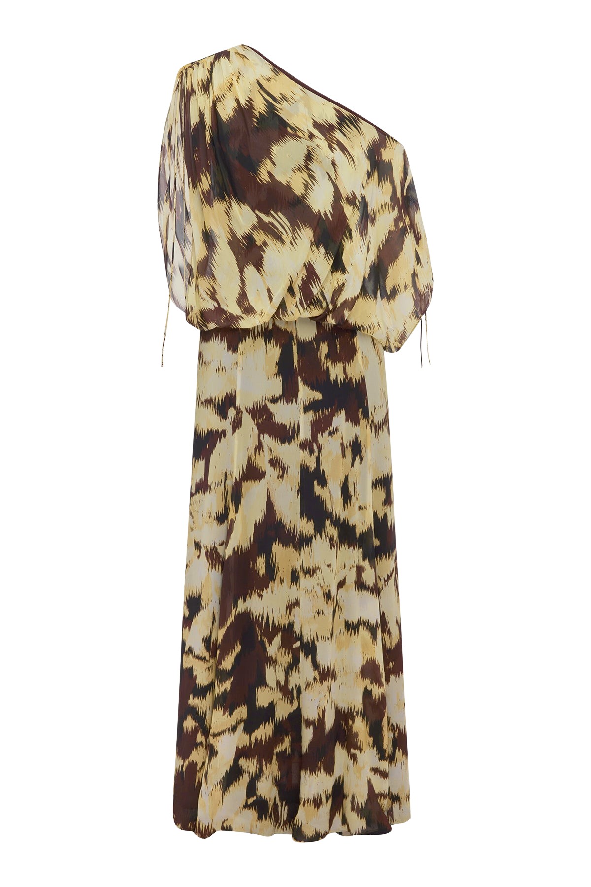 Shona Joy Benny Off Shoulder Blouson Maxi Dress - Dresses - Australian Luxury Eventwear at Coveti