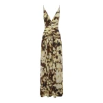 Shona Joy Benny Plunged Gathered Maxi Dress - Dresses - Australian Luxury Eventwear at Coveti
