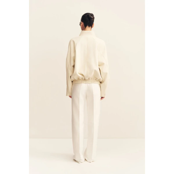 Shona Joy Blake Funnel Neck Faux Leather Jacket - Jackets - Australian Luxury Eventwear at Coveti