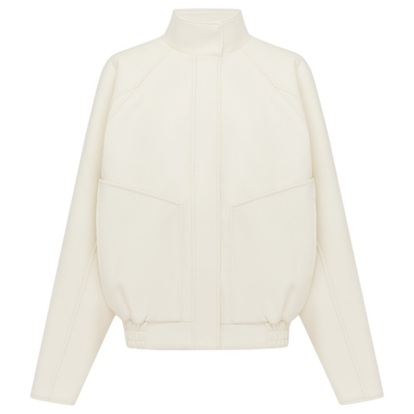 Shona Joy Blake Funnel Neck Faux Leather Jacket - Jackets - Australian Luxury Eventwear at Coveti