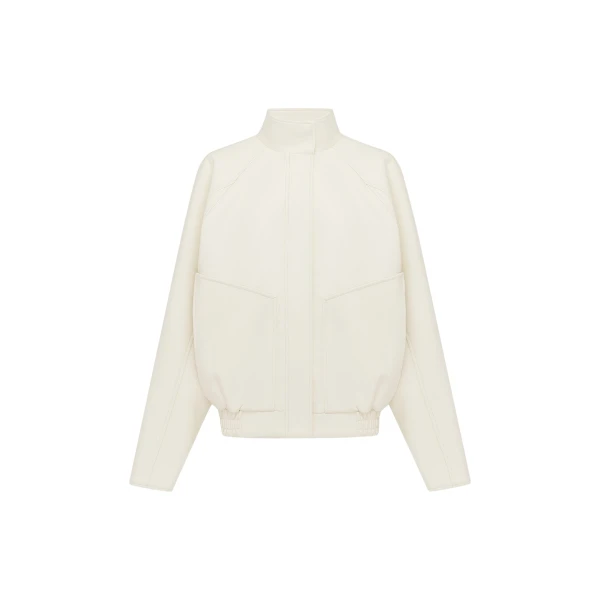 Shona Joy Blake Funnel Neck Faux Leather Jacket - Jackets - Australian Luxury Eventwear at Coveti