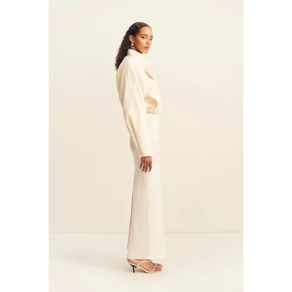 Shona Joy Crosby Wool Blend Cropped Bomber Jacket - Jackets - Australian Luxury Eventwear at Coveti
