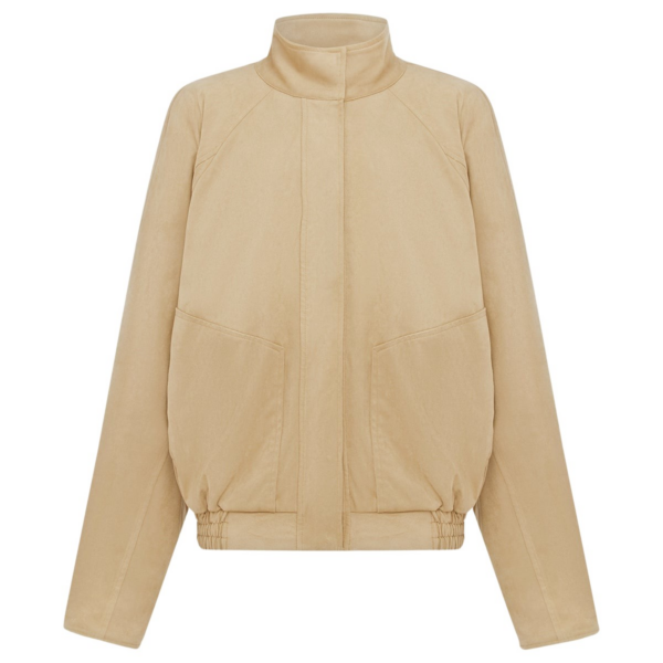 Shona Joy Ernest Faux Suede Bomber Jacket - Jackets - Australian Luxury Eventwear at Coveti