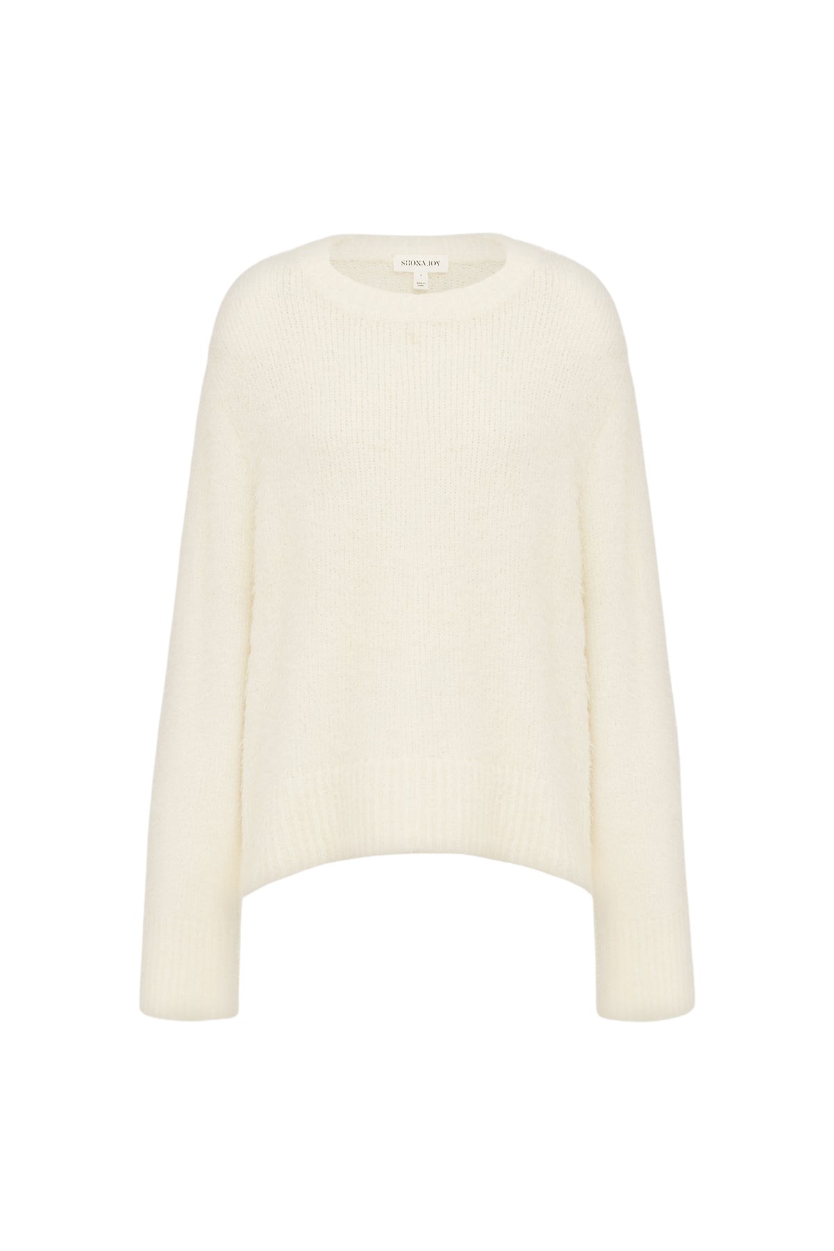 Shona Joy Korine Boucle Knit with Shoulder Pad - Knitwear - Australian Luxury Eventwear at Coveti