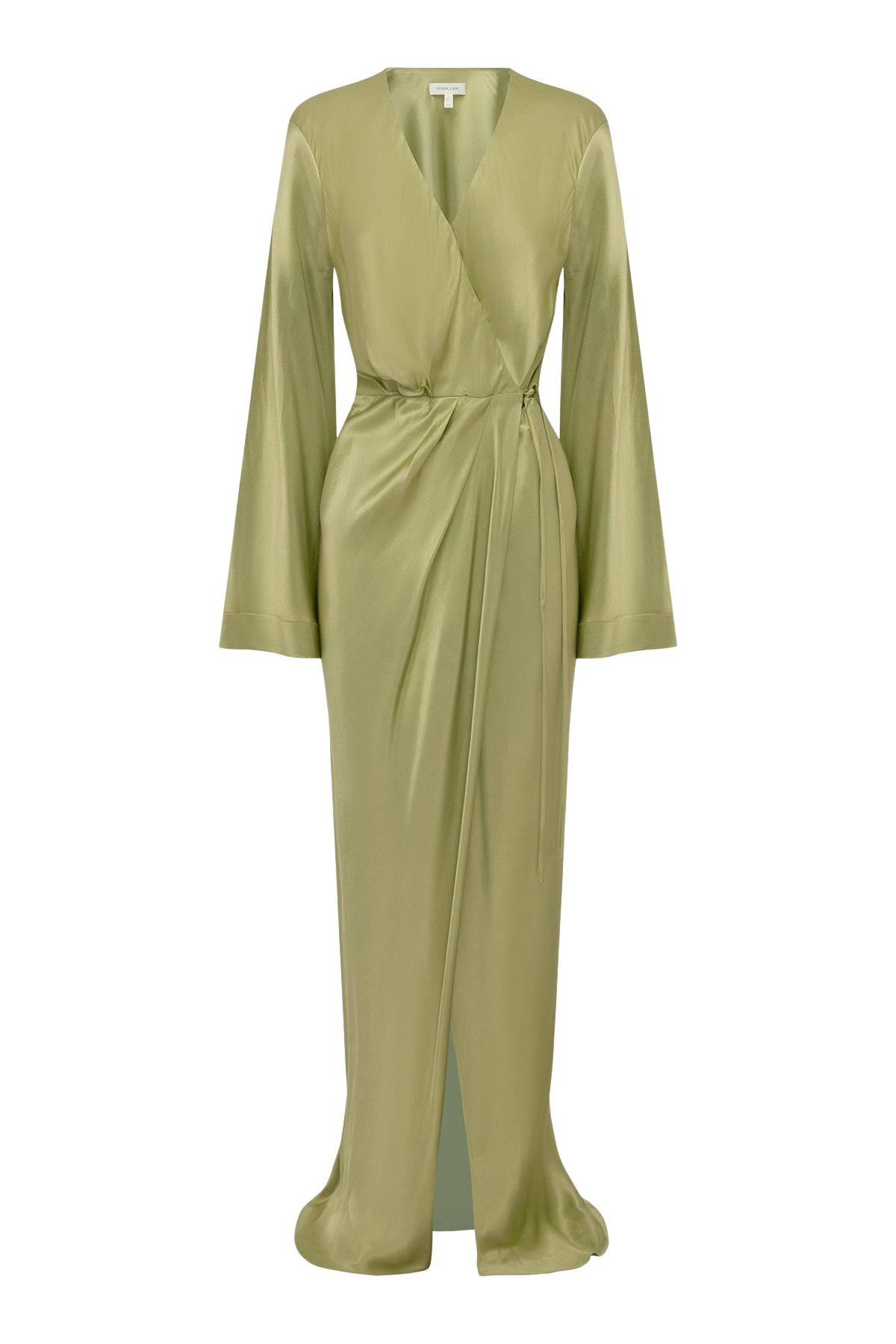 Shona Joy La Lune Long Sleeve Wrap Maxi Dress - Dresses - Australian Luxury Eventwear at Coveti