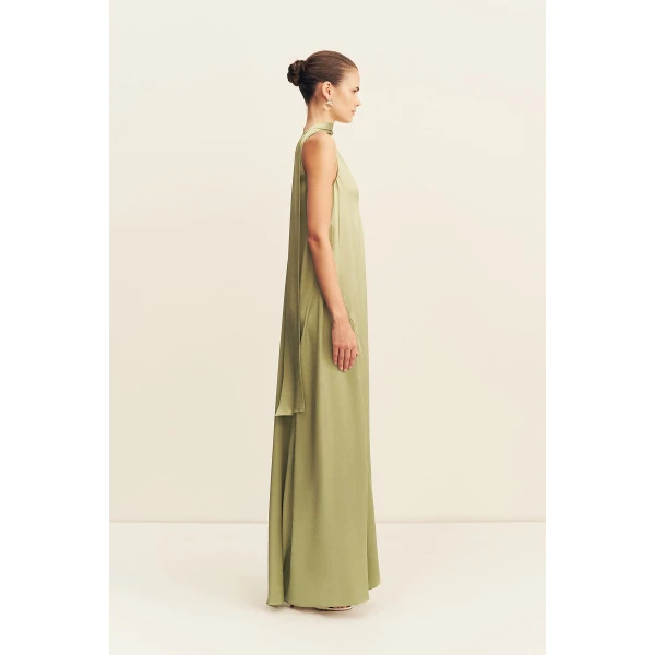 Shona Joy La Lune Scarf Panelled Maxi Dress - Dresses - Australian Luxury Eventwear at Coveti