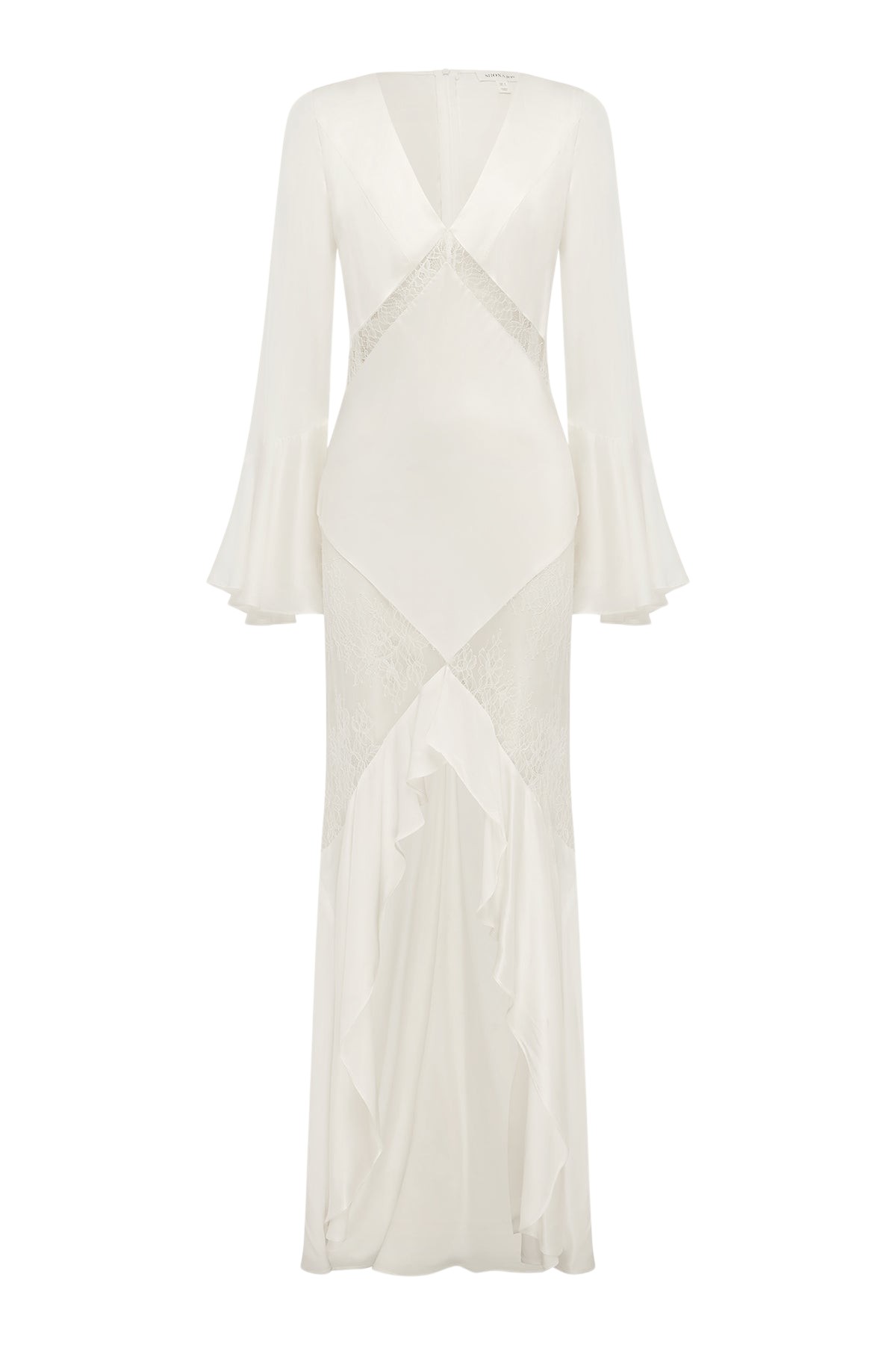 Shona Joy Labyrinth Split Lace Maxi Dress - Dresses - Australian Luxury Eventwear at Coveti