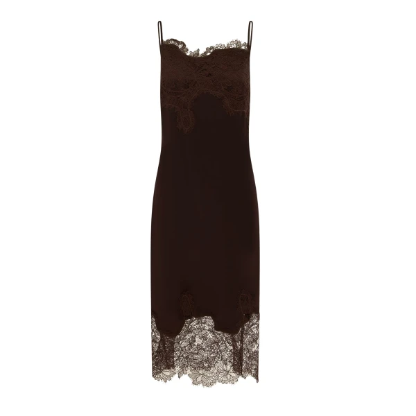 Shona Joy Lucia Lace Slip Midi Dress - Dresses - Australian Luxury Eventwear at Coveti