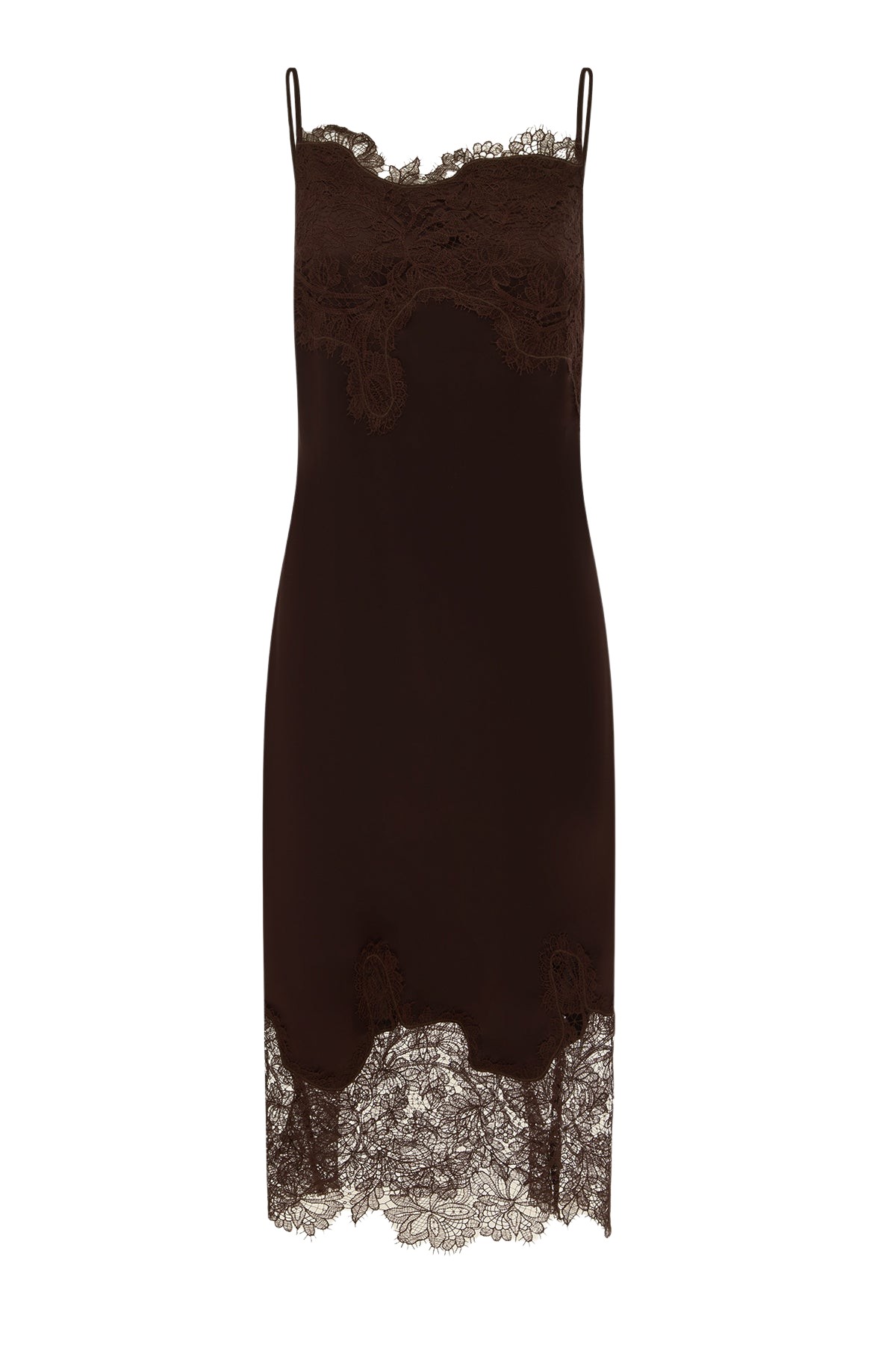 Shona Joy Lucia Lace Slip Midi Dress - Dresses - Australian Luxury Eventwear at Coveti