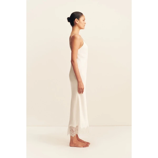 Shona Joy Lustre Lace Slip Midi Dress - Dresses - Australian Luxury Eventwear at Coveti