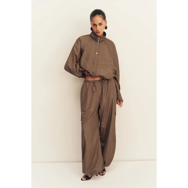 Shona Joy Malika Nylon Parachute Jacket - Jackets - Australian Luxury Eventwear at Coveti