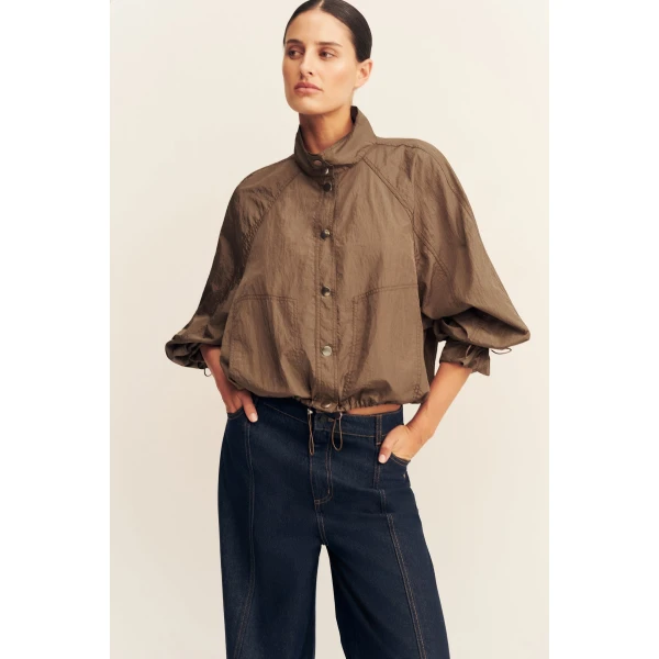Shona Joy Malika Nylon Parachute Jacket - Jackets - Australian Luxury Eventwear at Coveti