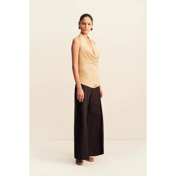 Shona Joy Miro Slink Jersey Cowl Top - Tops - Australian Luxury Eventwear at Coveti