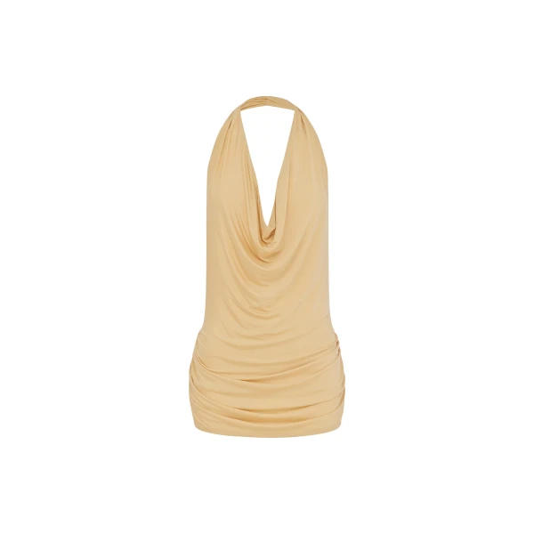 Shona Joy Miro Slink Jersey Cowl Top - Tops - Australian Luxury Eventwear at Coveti