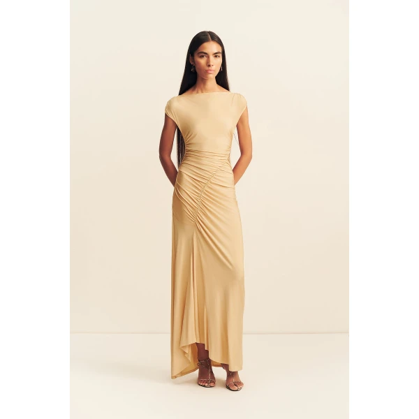 Shona Joy Miro Slinky Jersey Maxi Dress - Dresses - Australian Luxury Eventwear at Coveti