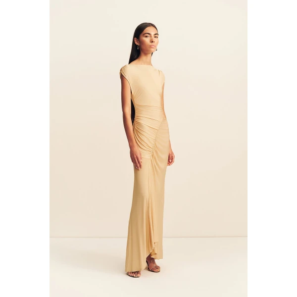 Shona Joy Miro Slinky Jersey Maxi Dress - Dresses - Australian Luxury Eventwear at Coveti