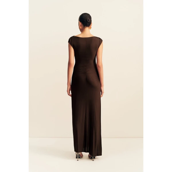 Shona Joy Miro Slinky Jersey Maxi Dress - Dresses - Australian Luxury Eventwear at Coveti