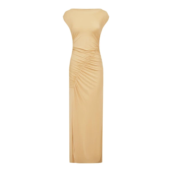 Shona Joy Miro Slinky Jersey Maxi Dress - Dresses - Australian Luxury Eventwear at Coveti