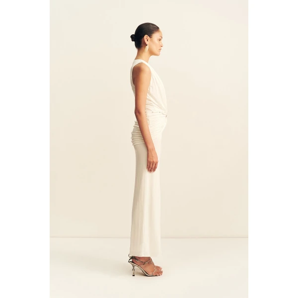 Shona Joy Miro Slinky Jersey Plunged Maxi Dress - Dresses - Australian Luxury Eventwear at Coveti