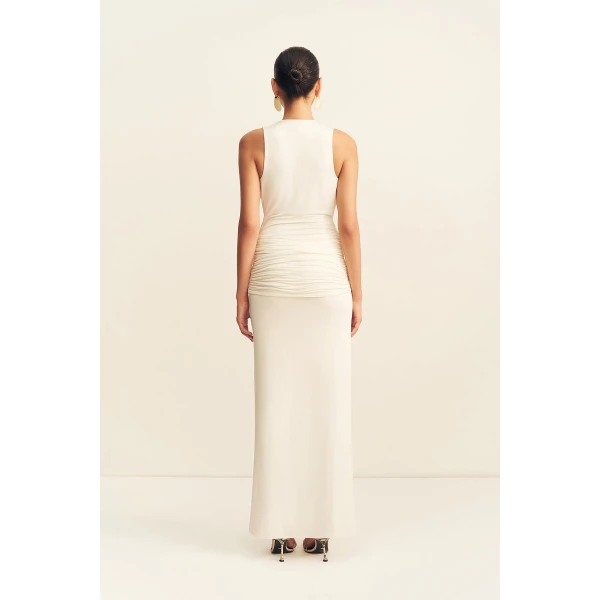 Shona Joy Miro Slinky Jersey Plunged Maxi Dress - Dresses - Australian Luxury Eventwear at Coveti