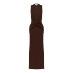 Shona Joy Miro Slinky Jersey Plunged Maxi Dress - Dresses - Australian Luxury Eventwear at Coveti