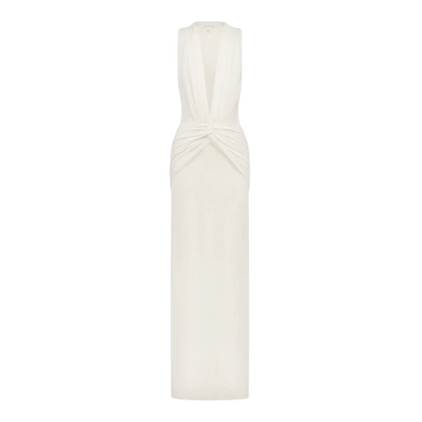 Shona Joy Miro Slinky Jersey Plunged Maxi Dress - Dresses - Australian Luxury Eventwear at Coveti