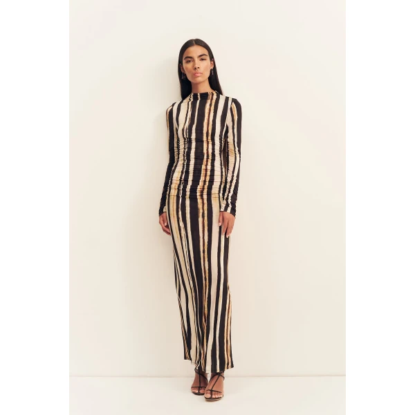 Shona Joy Olene Slinky Jersey Maxi Dress - Dresses - Australian Luxury Eventwear at Coveti