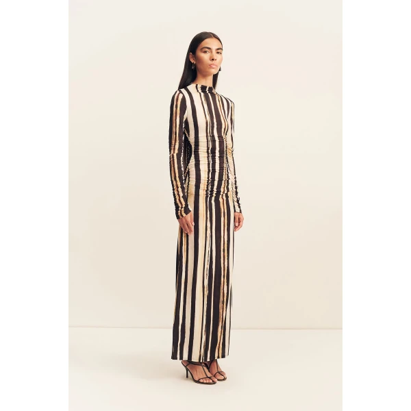 Shona Joy Olene Slinky Jersey Maxi Dress - Dresses - Australian Luxury Eventwear at Coveti