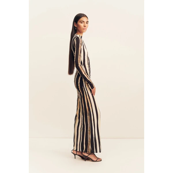 Shona Joy Olene Slinky Jersey Maxi Dress - Dresses - Australian Luxury Eventwear at Coveti
