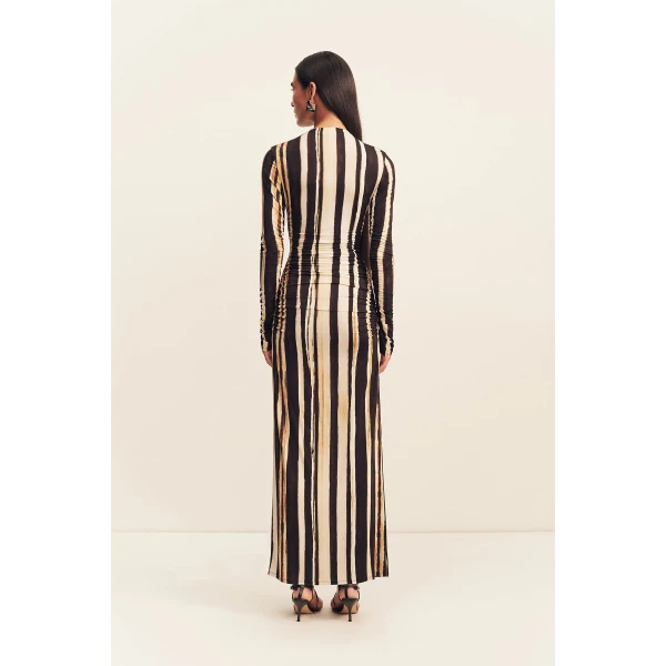 Shona Joy Olene Slinky Jersey Maxi Dress - Dresses - Australian Luxury Eventwear at Coveti