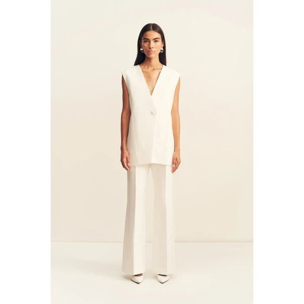 Shona Joy Otis Sleeveless Blazer - Jackets - Australian Luxury Eventwear at Coveti