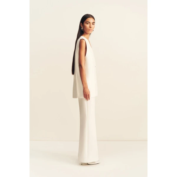Shona Joy Otis Sleeveless Blazer - Jackets - Australian Luxury Eventwear at Coveti
