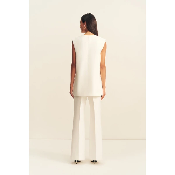 Shona Joy Otis Sleeveless Blazer - Jackets - Australian Luxury Eventwear at Coveti
