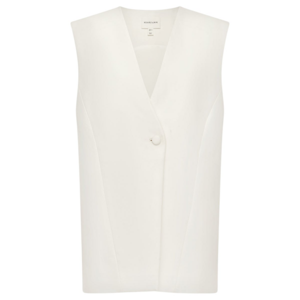 Shona Joy Otis Sleeveless Blazer - Jackets - Australian Luxury Eventwear at Coveti